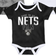 Outerstuff Brooklyn Nets Game Time Bodysuit Set 3Pcs