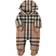 Burberry Check Puffer Suit -Beige