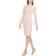 Calvin Klein Chiffon Bell Sleeve Sheath Dress - Blossom