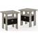 Furinno Andrey Bedside Table 15.8x15.8" 2