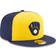 New Era Milwaukee Brewers Alternate Authentic Collection On-Field 59Fifty Fitted Hat Men - Navy/Yellow