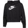 Nike Sportswear Club Fleece Oversized Crop Graphic Hoodie Women's - Black/White