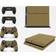 giZmoZ n gadgetZ PS4 Console Skin Decal Sticker + 2 Controller Skins - Metallic Gold