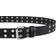 Dickies Women's Leather Double Grommet Belt - Black