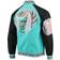 Mitchell & Ness Vancouver Grizzlies Turquoise Hardwood Classics 75th Anniversary Authentic Warmup Full Snap Jacket Sr