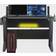 Genesis Adjustable LED Gaming Desk Black