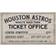 Open Road Brands Houston Astros 10" x 17" Ticket Office Wood Sign