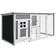 Pawhut Wooden Chicken House Rabbit Hutch Poultry Cage