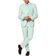 OppoSuits Magic Mint Pastel Trim Fit Suit & Tie