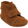 Minnetonka Moccasin Front Strap Booties - Brown