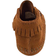 Minnetonka Moccasin Front Strap Booties - Brown