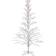 Northlight Cascade Twig White 72"