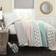 Lush Decor Elephant Striped Quilt Bed Set Full/Queen 5-Piece
