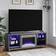 Ameriwood Home Fendall Fireplace TV Bench 64.8x24.9"