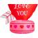 GlitzHome Lighted Valentine's Inflatable Heart Decor