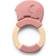 Sebra Silicone Teething Ring on a Wooden Ring, Fanto