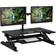 Mount-It! Standing Desk Converter with Dual Monitor Stand 36"W