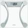 Taylor Clear Glass Digital Bathroom Scale with Metallic Accents
