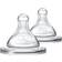 Chicco Duo Hybrid Baby Bottle Nipple Stage 3 Fast Flow 6m+ 2-pack