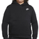Nike Older Kid's Sportswear Club Fleece Pullover Hoodie Extended Size - Black/White (DA5114-010)