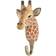 Wildlife Garden Hand Carved Hook Giraffe