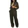 Women's Elegant Long Sleeve Jumpsuits with Pockets