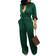 Women's Elegant Long Sleeve Jumpsuits with Pockets