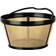 Mr. Coffee Basket-Style Gold Tone