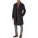 London Fog Signature Wool-Blend Overcoat - Dark Charcoal