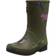 Joules Roll Up Flexible Printed Wellies - Green Trex