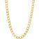 Lord & Taylor Hollow Bevelled Curb Chain Necklace - Gold