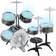 Best Choice Products Drum Set w/ LED Lights