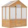 OutSunny Wooden Greenhouse 6x4ft Wood Polycarbonate