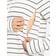 Motherhood French Terry Side Access Nursing Hoodie Grey White Stripe