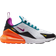 Nike Nike Air Max 270 GS - White/Black/Total Orange/Vivid Purple
