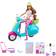 Barbie Fashionistas Doll & Scooter Travel with Pet Puppy & Themed Accessories