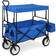 Best Choice Products Collapsible Folding Utility Wagon with Canopy Garden Cart