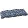 Pillow Perfect Woodblock Prism Chair Cushions Blue (111.8x48.3)