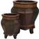 Nearly Natural Decorative Wood Panel Planter 2-pack