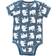 Hudson Baby Cotton Bodysuits 3-pack - Baby Elelphant