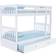 Solid Pine Twin over Twin Bunk Bed with Roll out Twin Trundle Bed (0211MTRU-22) 41x79"