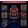 HealSmart Racing Swivel Recliner Gaming Chairs Black/Red