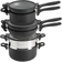 Kenmore Elite Grayson Cookware Set with lid 9 Parts