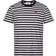 Ami Paris Ami De Coeur Striped T-shirt - Black/White