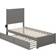 Atlantic Furniture Noho Bed with Footboard & Twin Trundle 38.2x76"