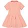 Burberry Icon Stripe Cotton Polo Shirt Dress - Pink