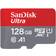 SanDisk Ultra microSDXC Class 10 UHS-I U1 A1 140MB/s 128GB +Adapter