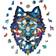 Unidragon Majestic Wolf 185 Pieces