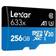 LEXAR High Performance microSDXC Class 10 UHS-I U3 V30 A1 100/45 MB/s 256GB (633x) +SD Adapter