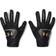 Under Armour Clean Up 21 Baseball Batting Gloves - Black (002)/Metallic Faded Gold